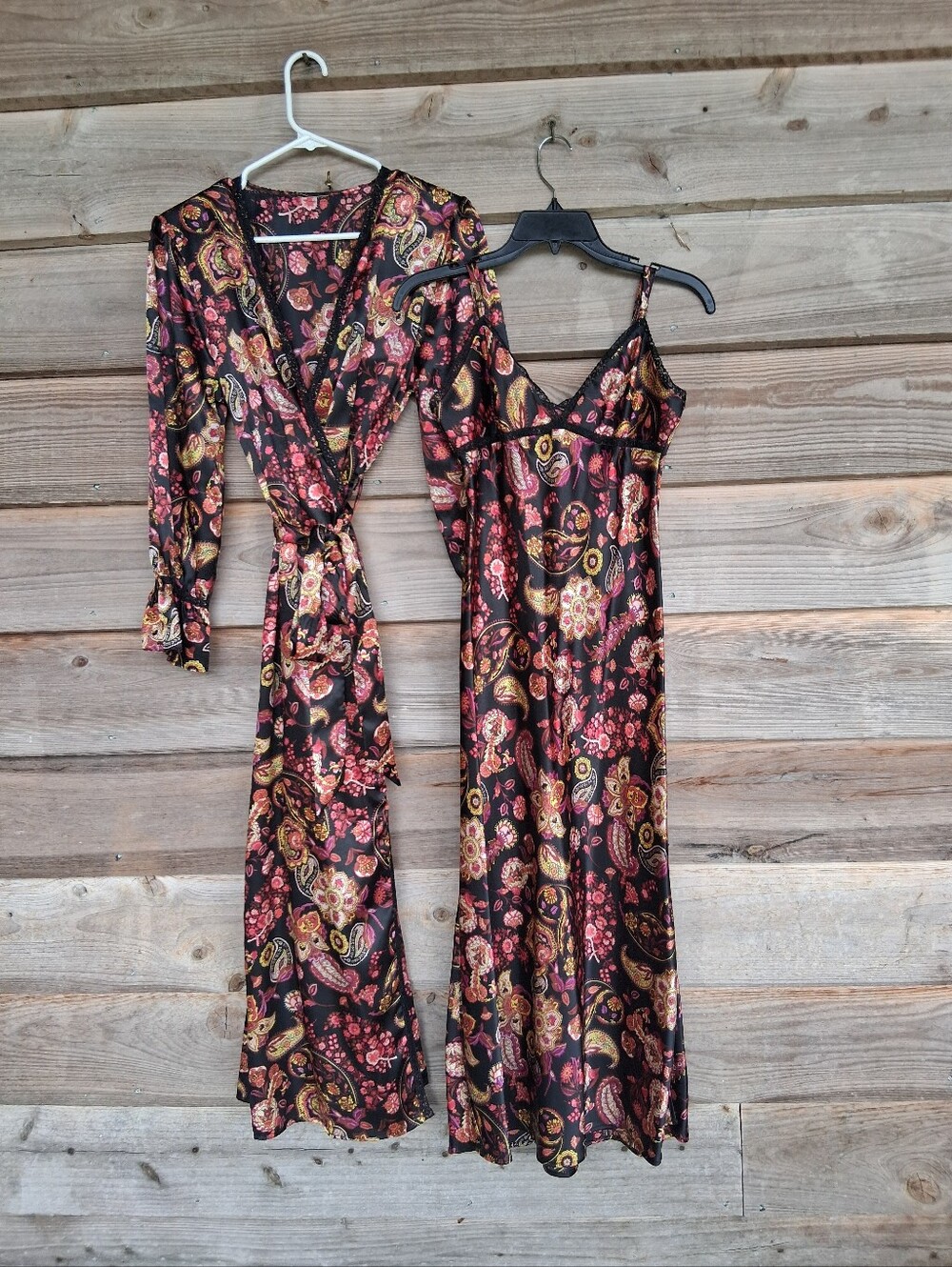 2pc Lounge/Sleepware Bohemian Paisley Print Set